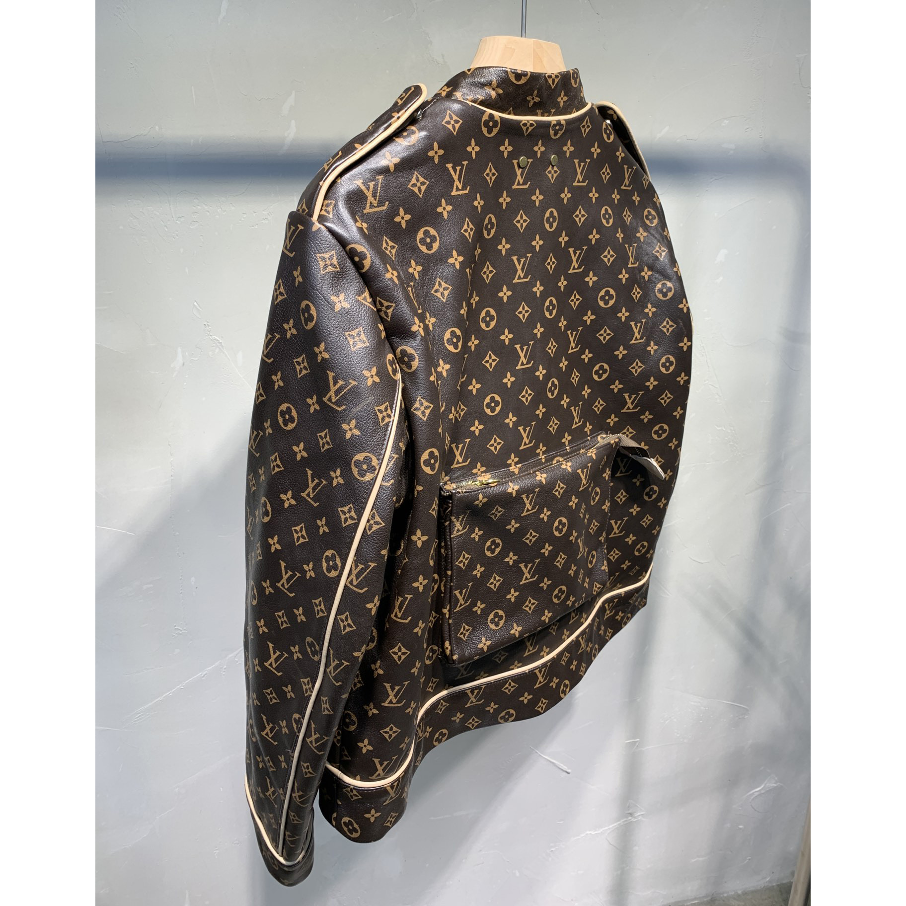 Louis Vuitton Monogram Embossed Utility Jacket - FashionPlug