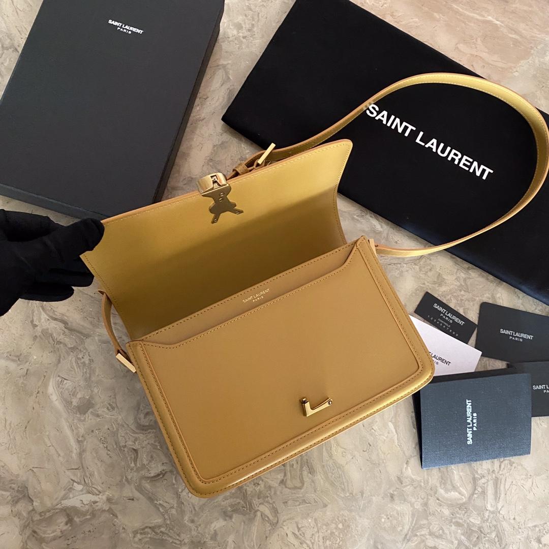 Saint Laurent Solferino Medium Satchel In Box Saint Laurent Leather(23-16-6cm) - FashionPlug
