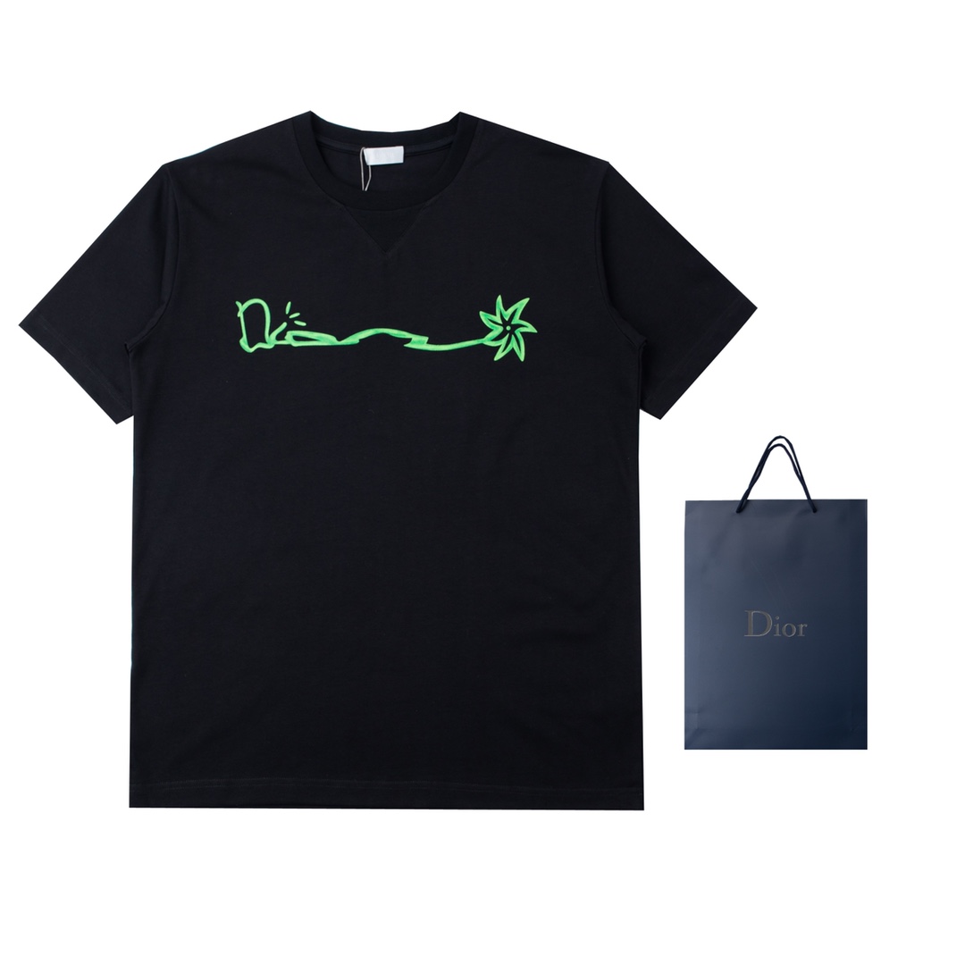 Dior Oversized Cactus Jack Dior T-Shirt - FashionPlug