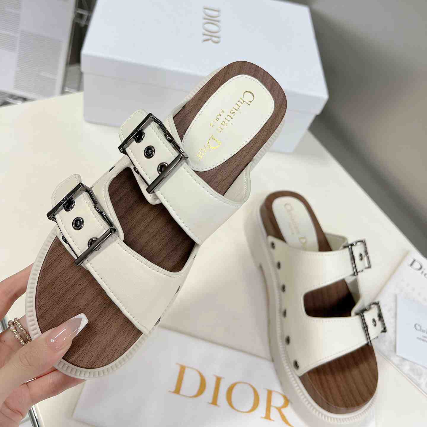 Dior Diorquake Strap Sandal - FashionPlug
