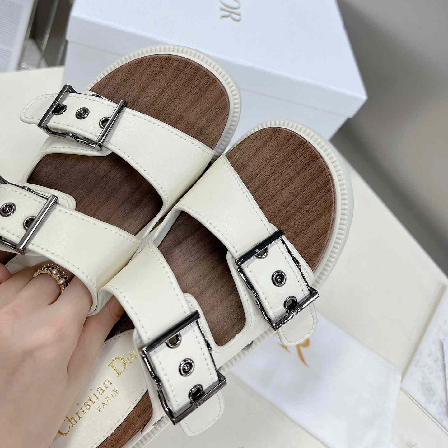 Dior Diorquake Strap Sandal - FashionPlug