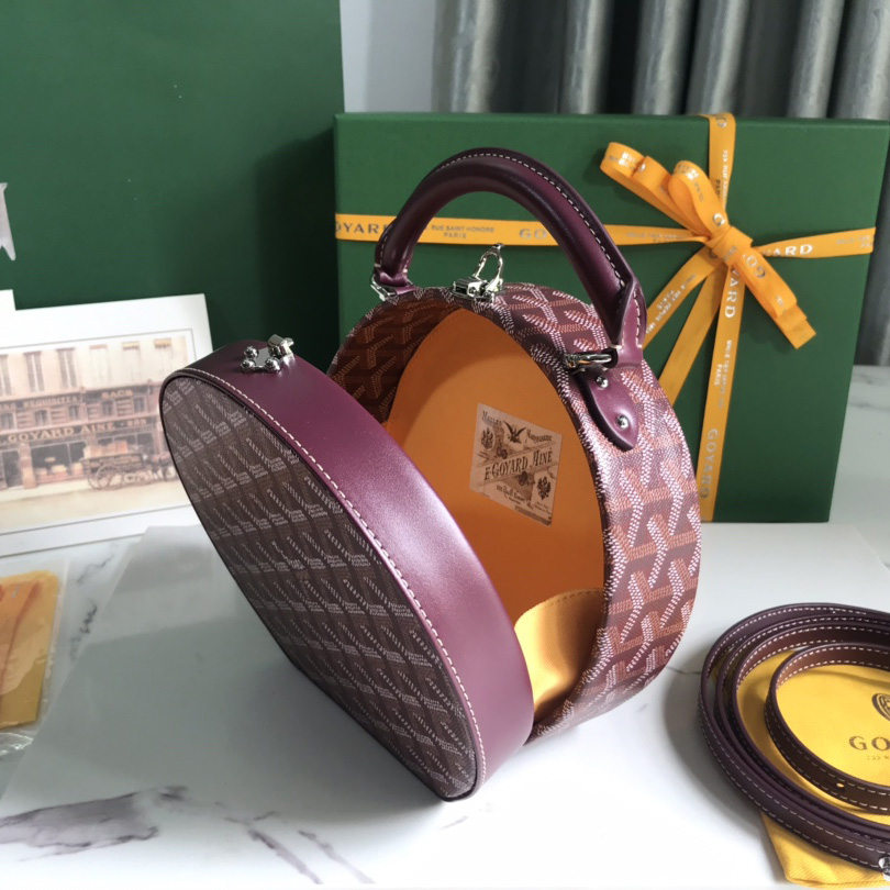 Goyard The Alto Hatbox Trunk Bag(18-16.5-7cm) - FashionPlug