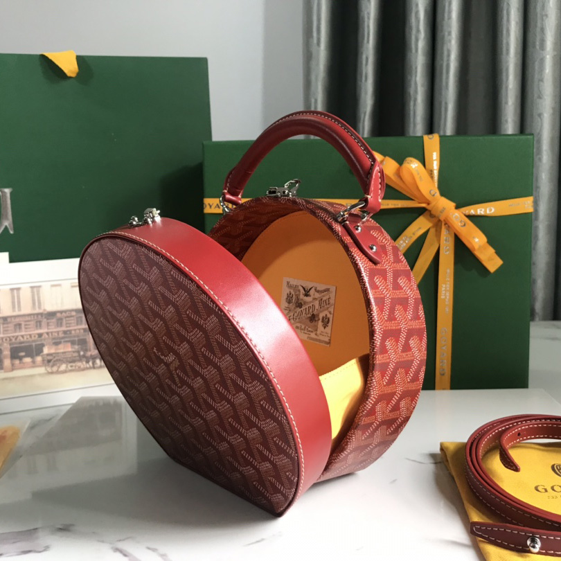 Goyard The Alto Hatbox Trunk Bag(18-16.5-7cm) - FashionPlug
