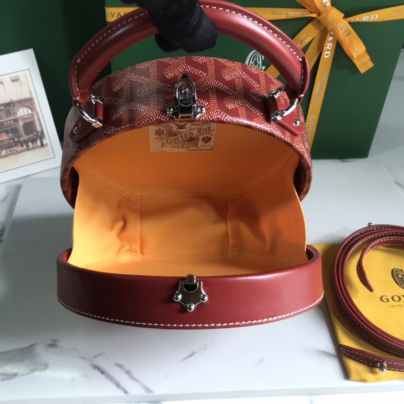 Goyard The Alto Hatbox Trunk Bag(18-16.5-7cm) - FashionPlug