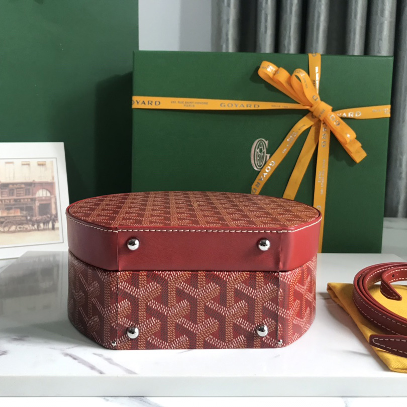 Goyard The Alto Hatbox Trunk Bag(18-16.5-7cm) - FashionPlug