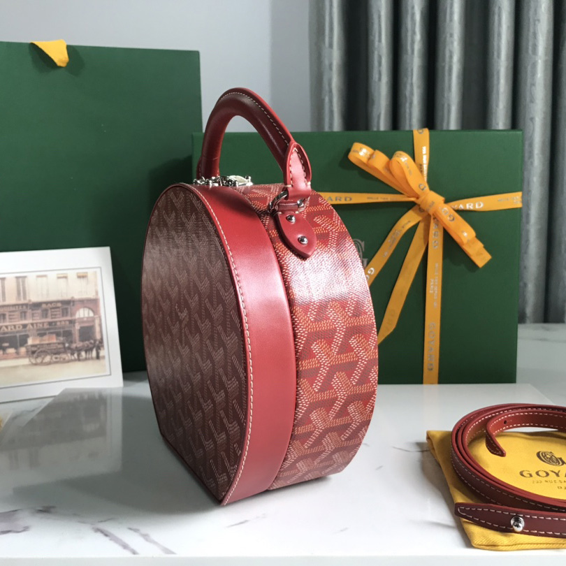 Goyard The Alto Hatbox Trunk Bag(18-16.5-7cm) - FashionPlug