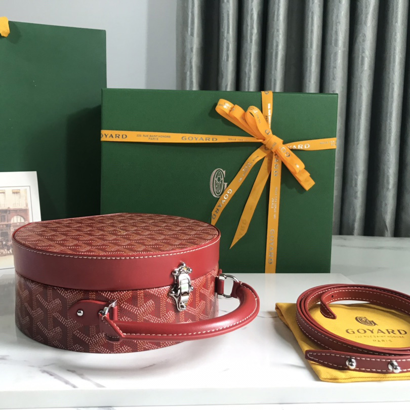 Goyard The Alto Hatbox Trunk Bag(18-16.5-7cm) - FashionPlug