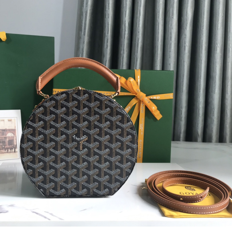 Goyard The Alto Hatbox Trunk Bag(18-16.5-7cm) - FashionPlug
