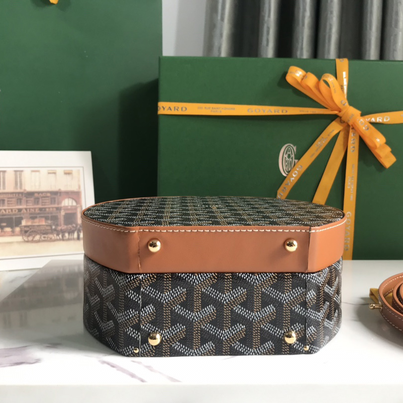 Goyard The Alto Hatbox Trunk Bag(18-16.5-7cm) - FashionPlug