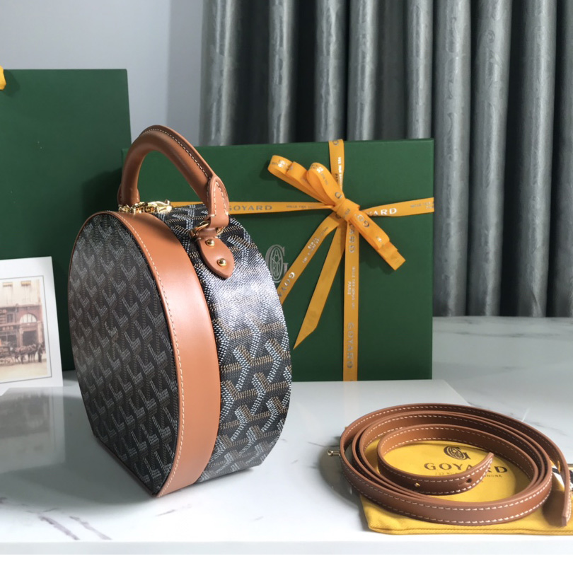 Goyard The Alto Hatbox Trunk Bag(18-16.5-7cm) - FashionPlug