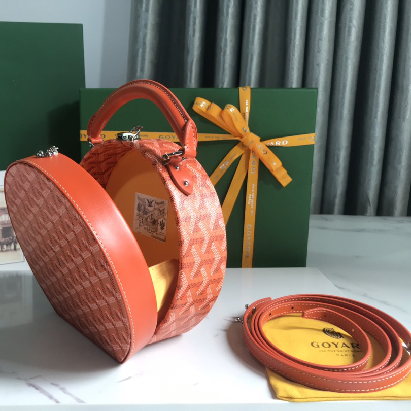 Goyard The Alto Hatbox Trunk Bag(18-16.5-7cm) - FashionPlug