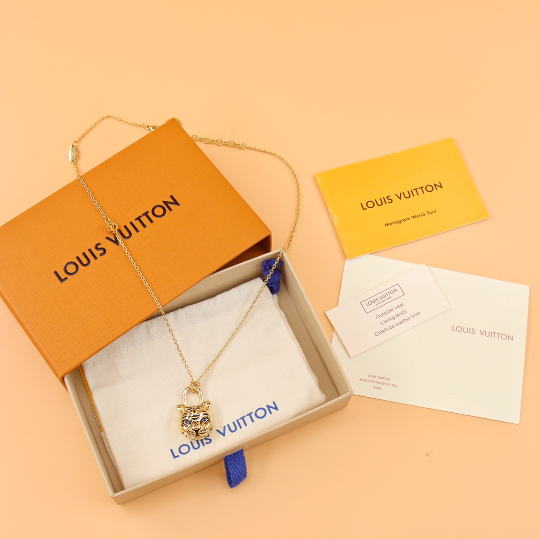 Louis Vuitton My LV Tiger Necklace     M00595 - FashionPlug