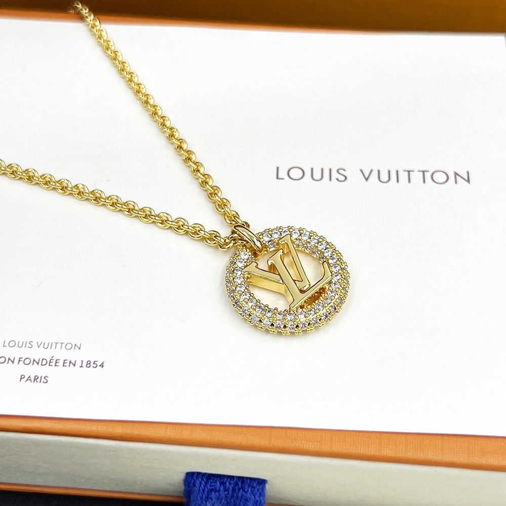 Louis Vuitton Louise By Night Necklace     M00759 - FashionPlug