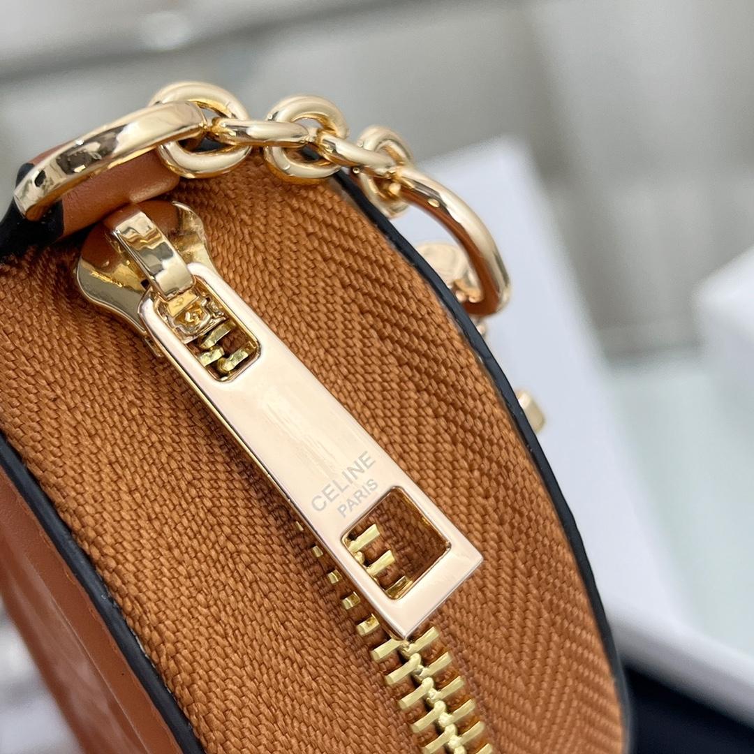 Celine Purse With Hook Cuir Triomphe In Smooth Calfskin  - FashionPlug