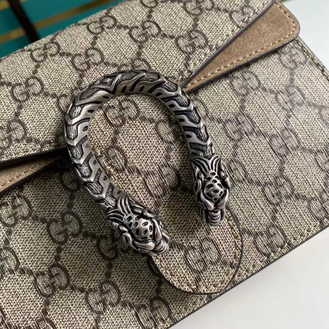 Gucci Dionysus GG Supreme Mini Bag(20-15.5-5cm) - FashionPlug