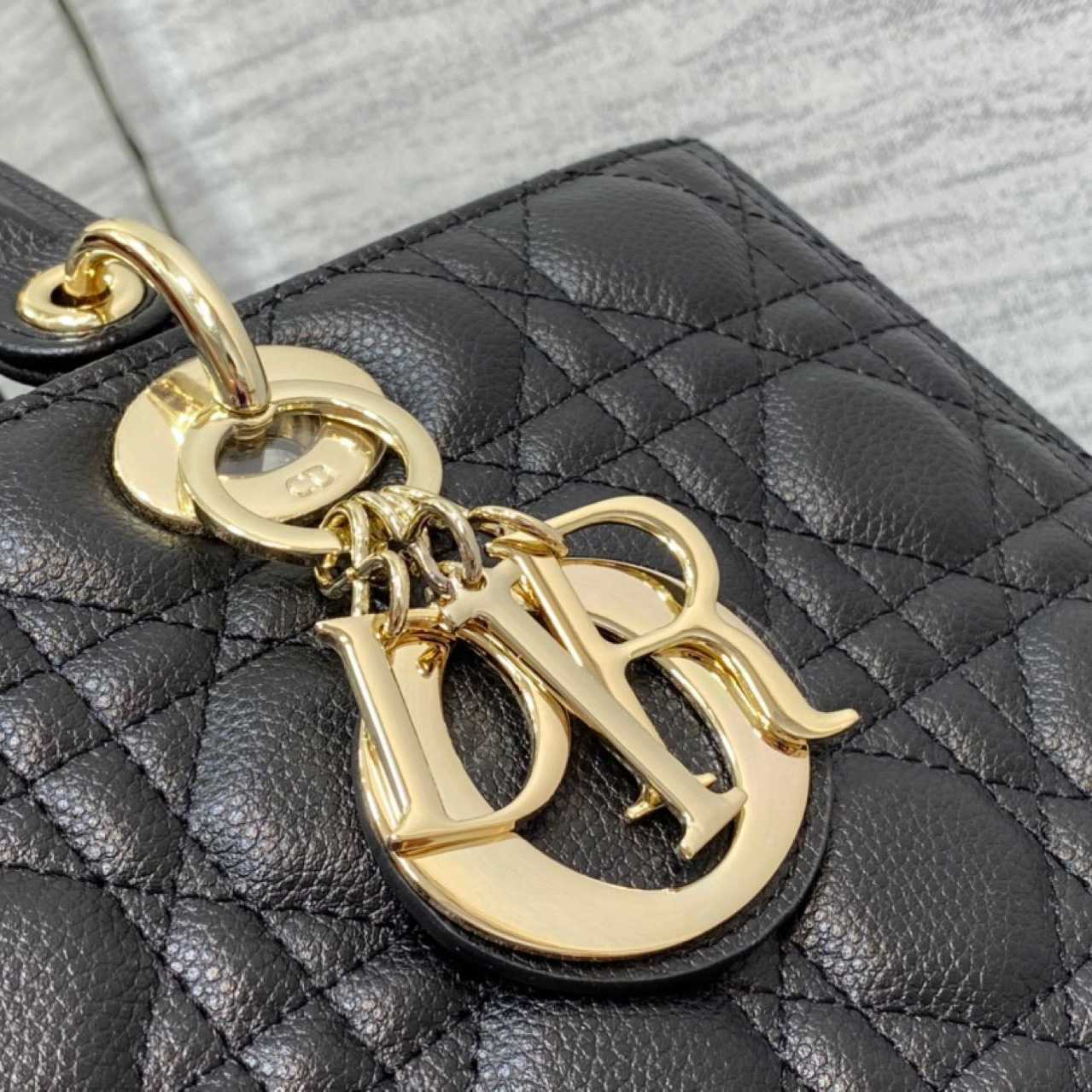 Dior Large Lady Dior Bag   (32-12-24cm)M0567 - FashionPlug