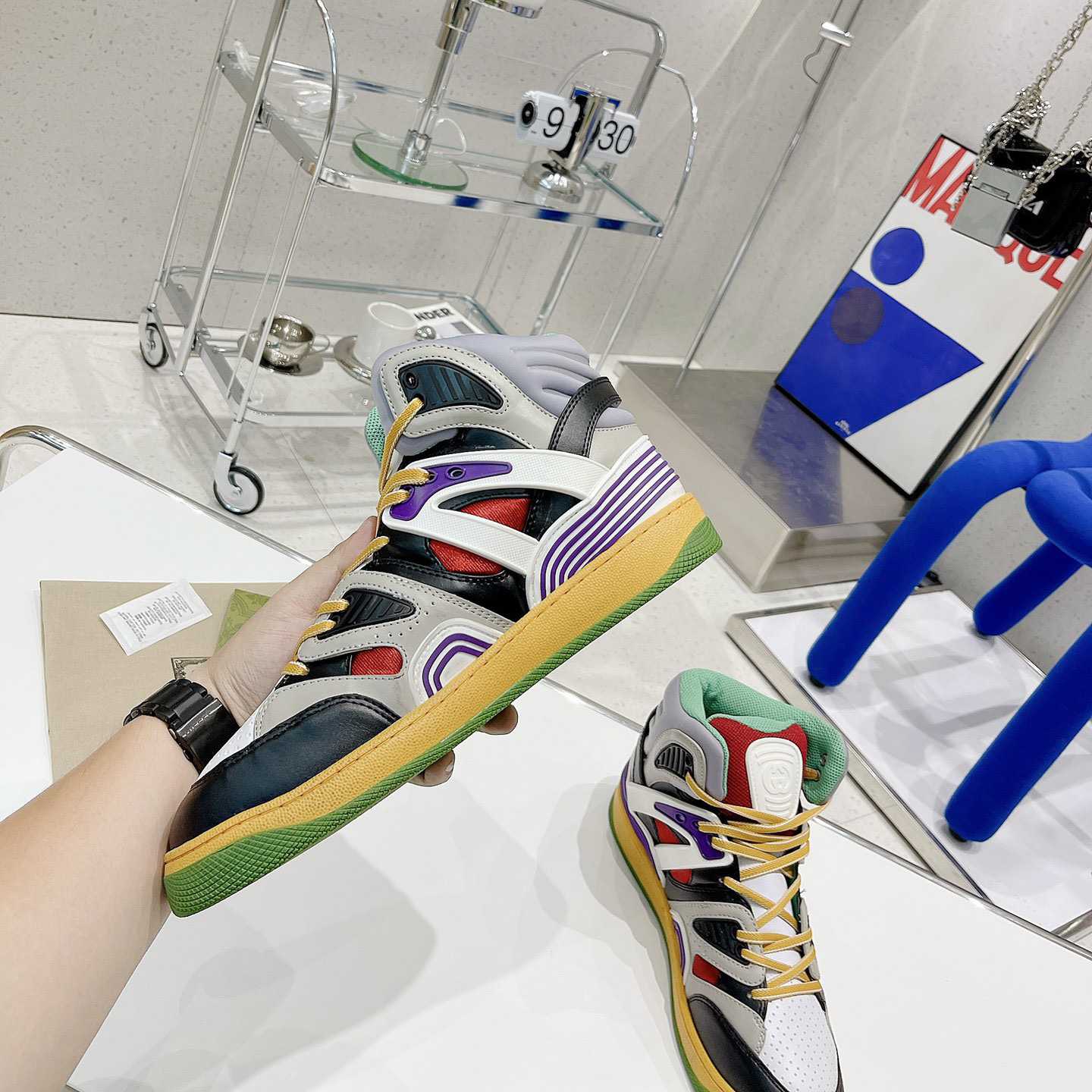 Gucci Basket Sneaker - FashionPlug