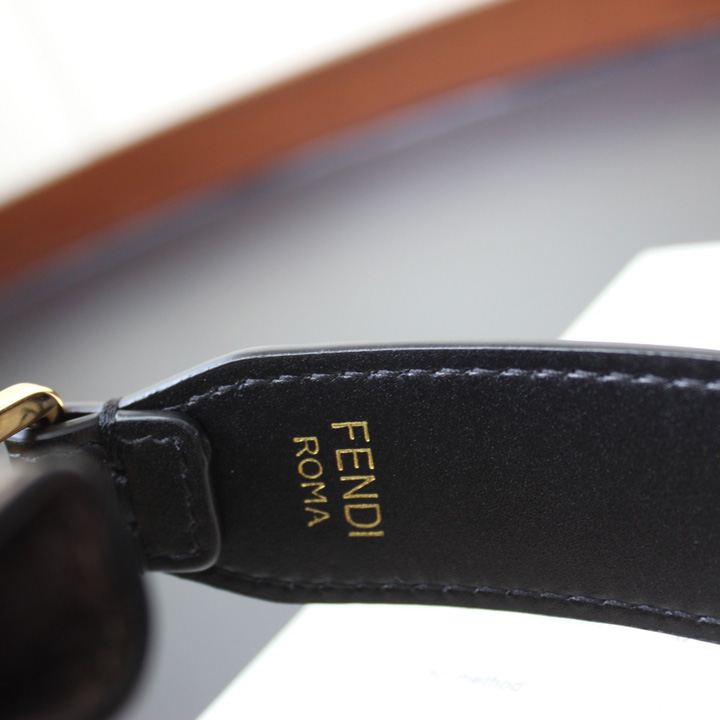 Fendi Mon Tresor Brown Leather Mini-Bag(18-12-10cm) - FashionPlug