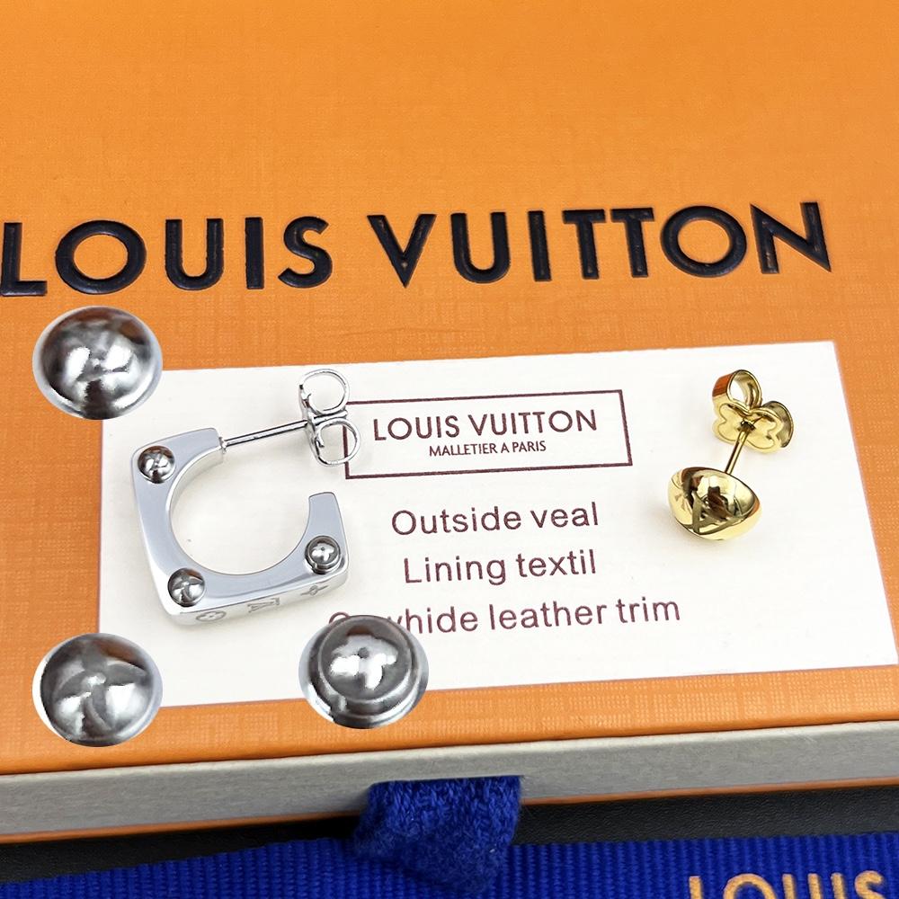 Louis Vuitton Monogram Bold Earrings   M00700 - FashionPlug