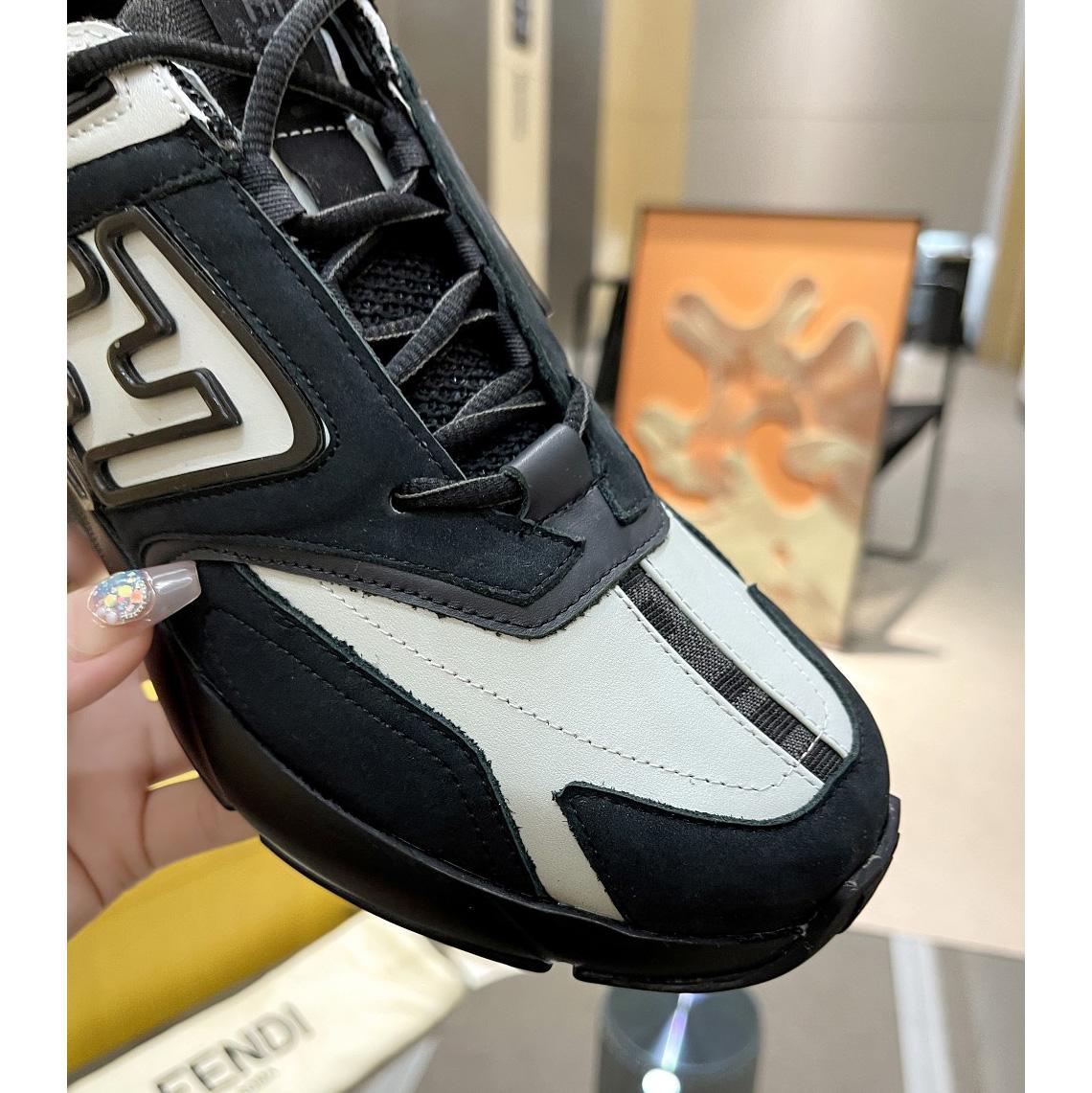 Fendi Faster Trainers Leather Low-Tops Sneakers - FashionPlug