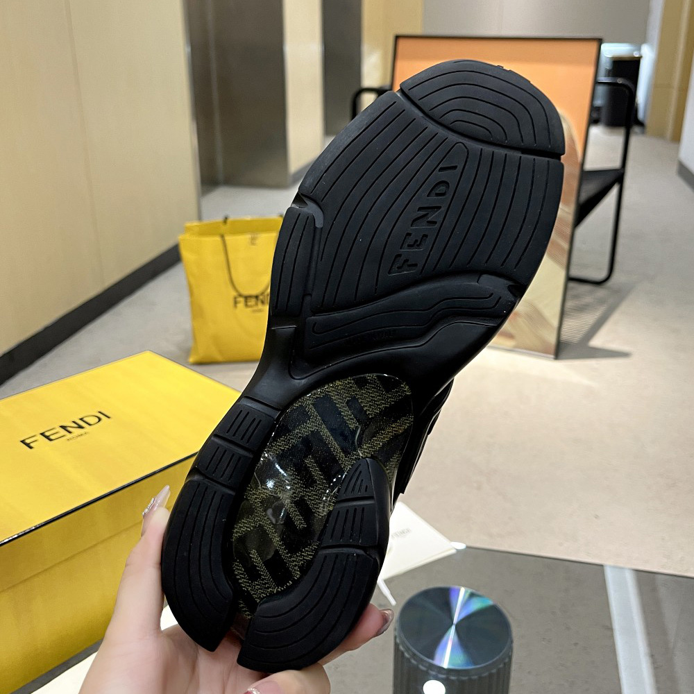 Fendi Faster Trainers Leather Low-Tops Sneakers - FashionPlug