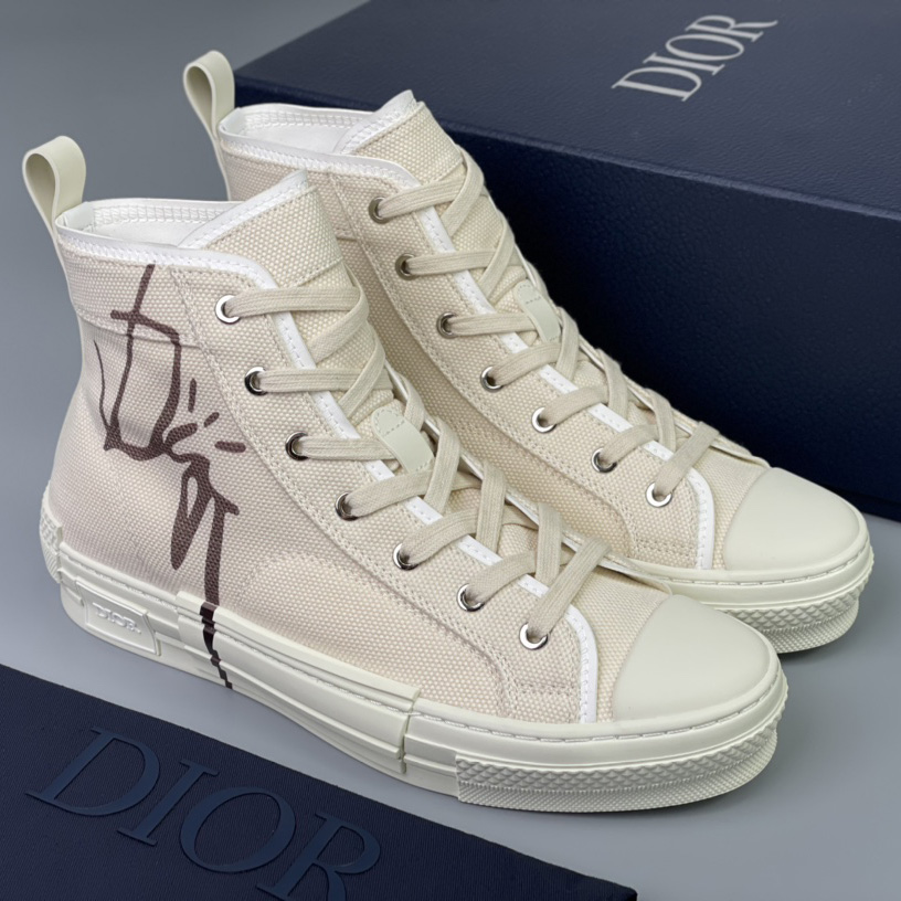Dior B23 Cactus Jack Dior High-Top Sneaker - FashionPlug