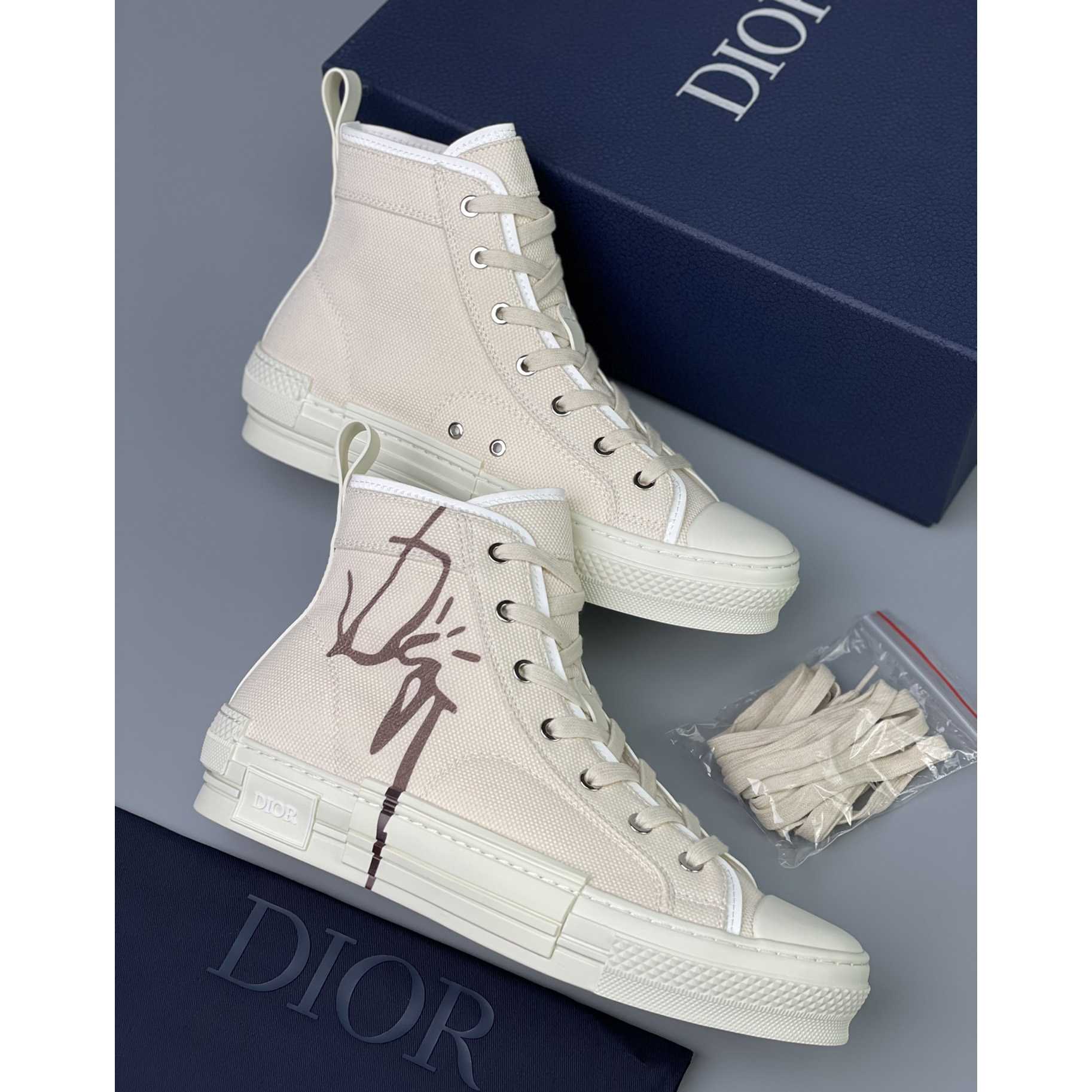 Dior B23 Cactus Jack Dior High-Top Sneaker - FashionPlug