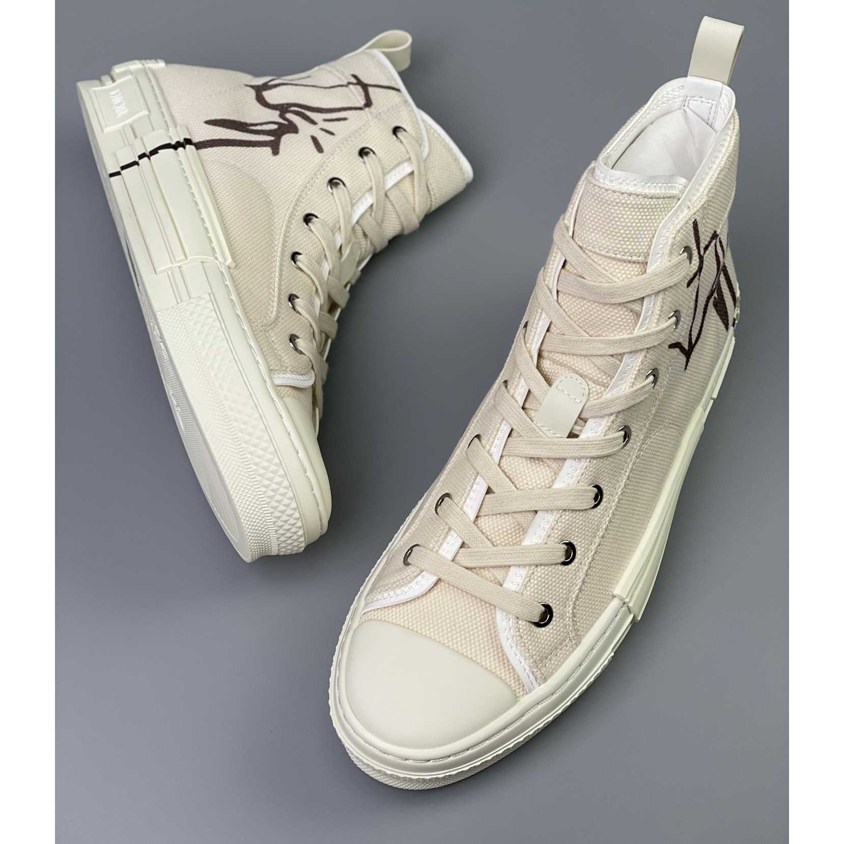 Dior B23 Cactus Jack Dior High-Top Sneaker - FashionPlug