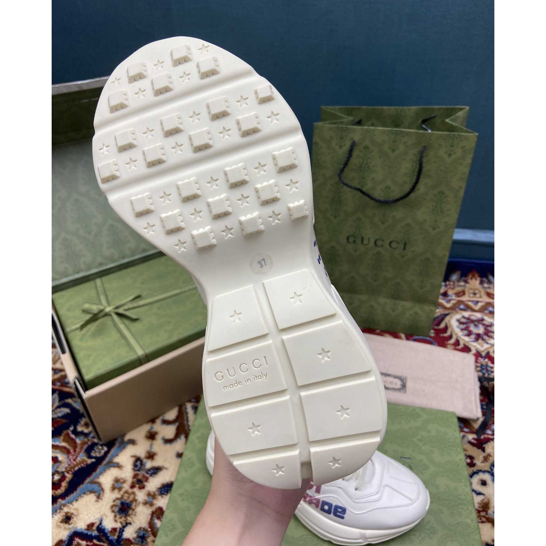 Gucci Women's Rhyton Gucci Love Parade Sneaker - FashionPlug