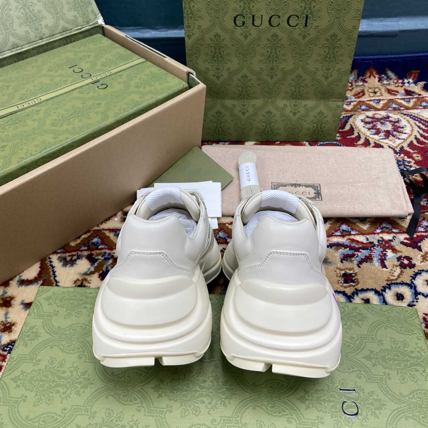 Gucci Women's Rhyton Gucci Love Parade Sneaker - FashionPlug