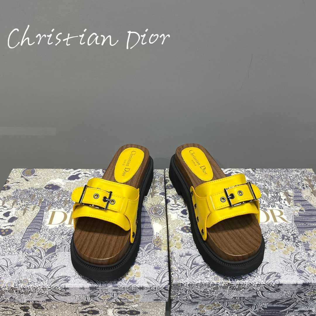Dior Diorquake Strap Slide - FashionPlug