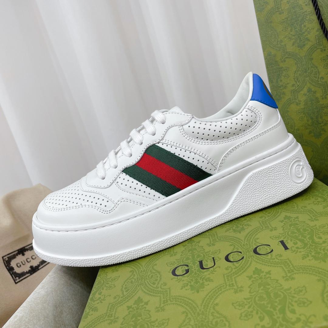 Gucci Sneaker With Web(Upon UK Size) - FashionPlug