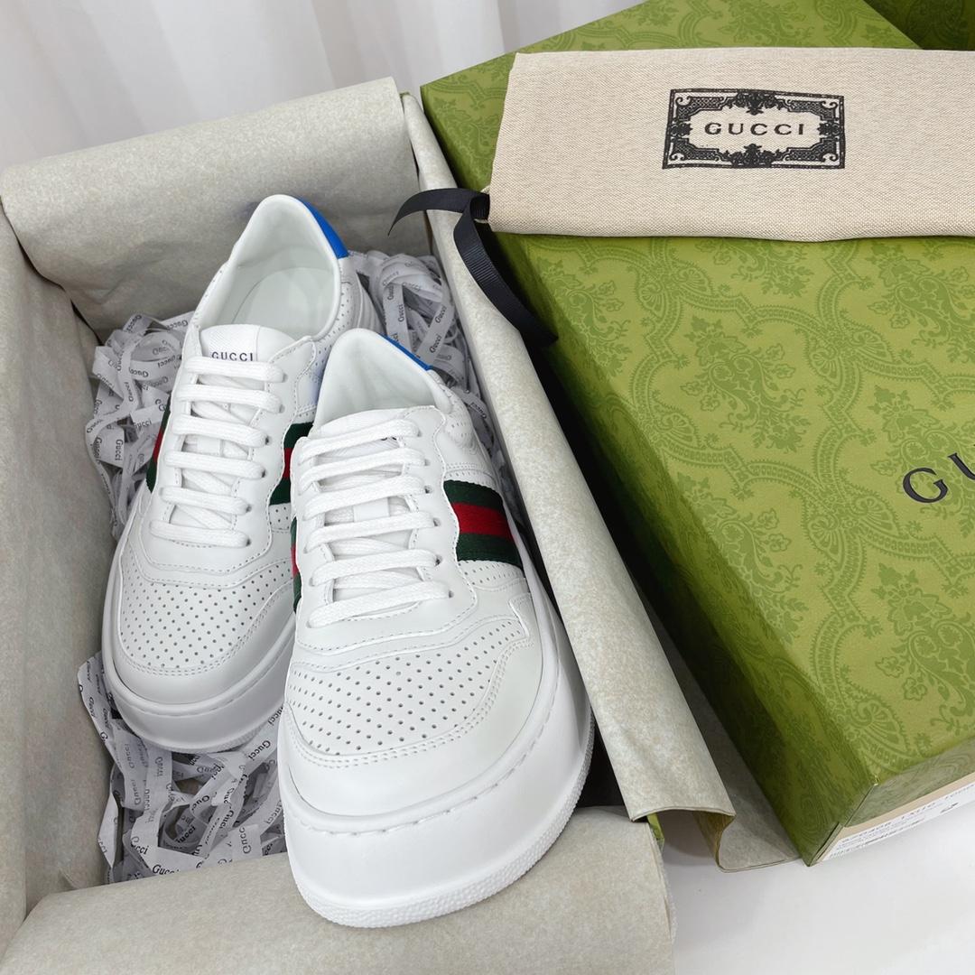Gucci Sneaker With Web(Upon UK Size) - FashionPlug