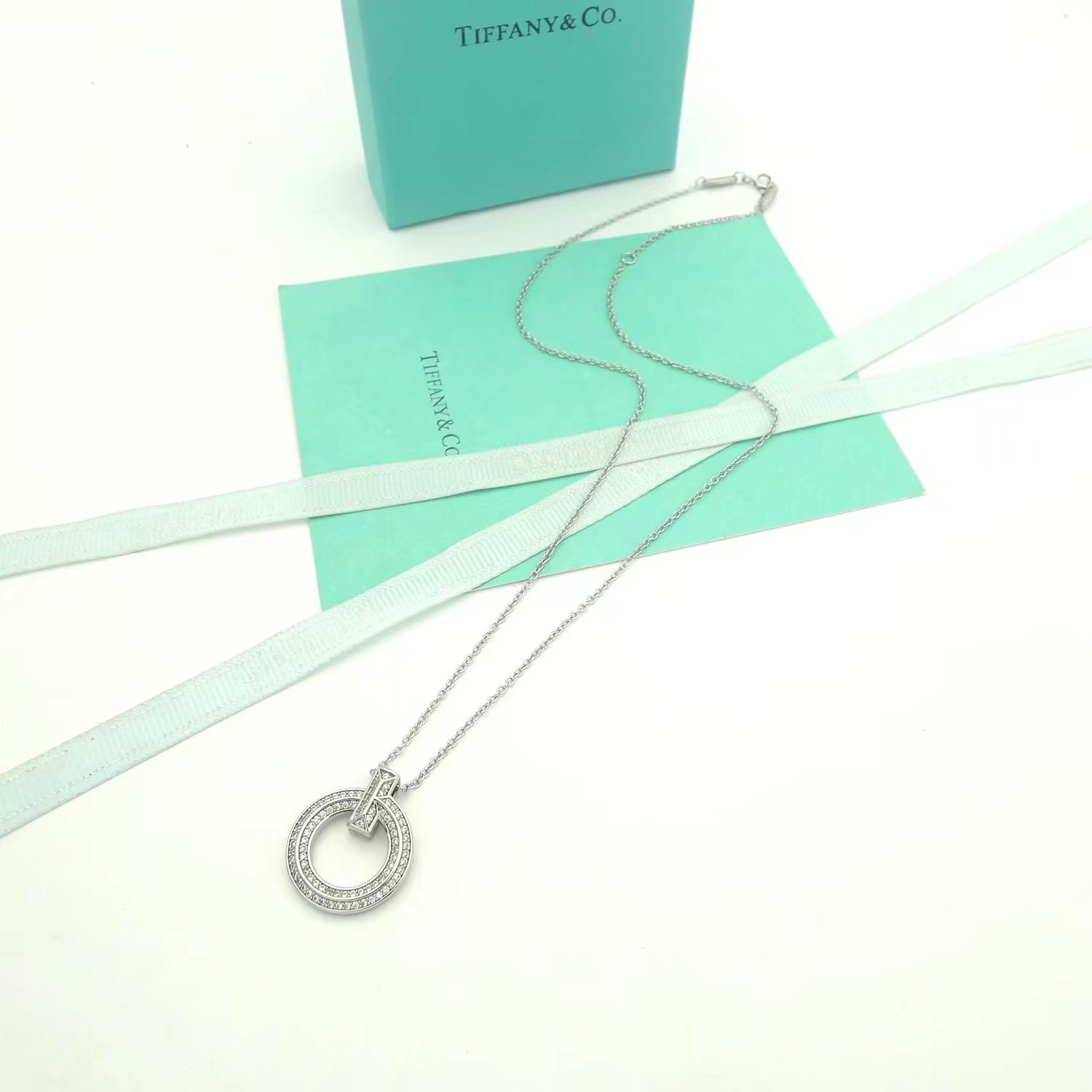 Tiffany&CO T1 Circle Pendant - FashionPlug