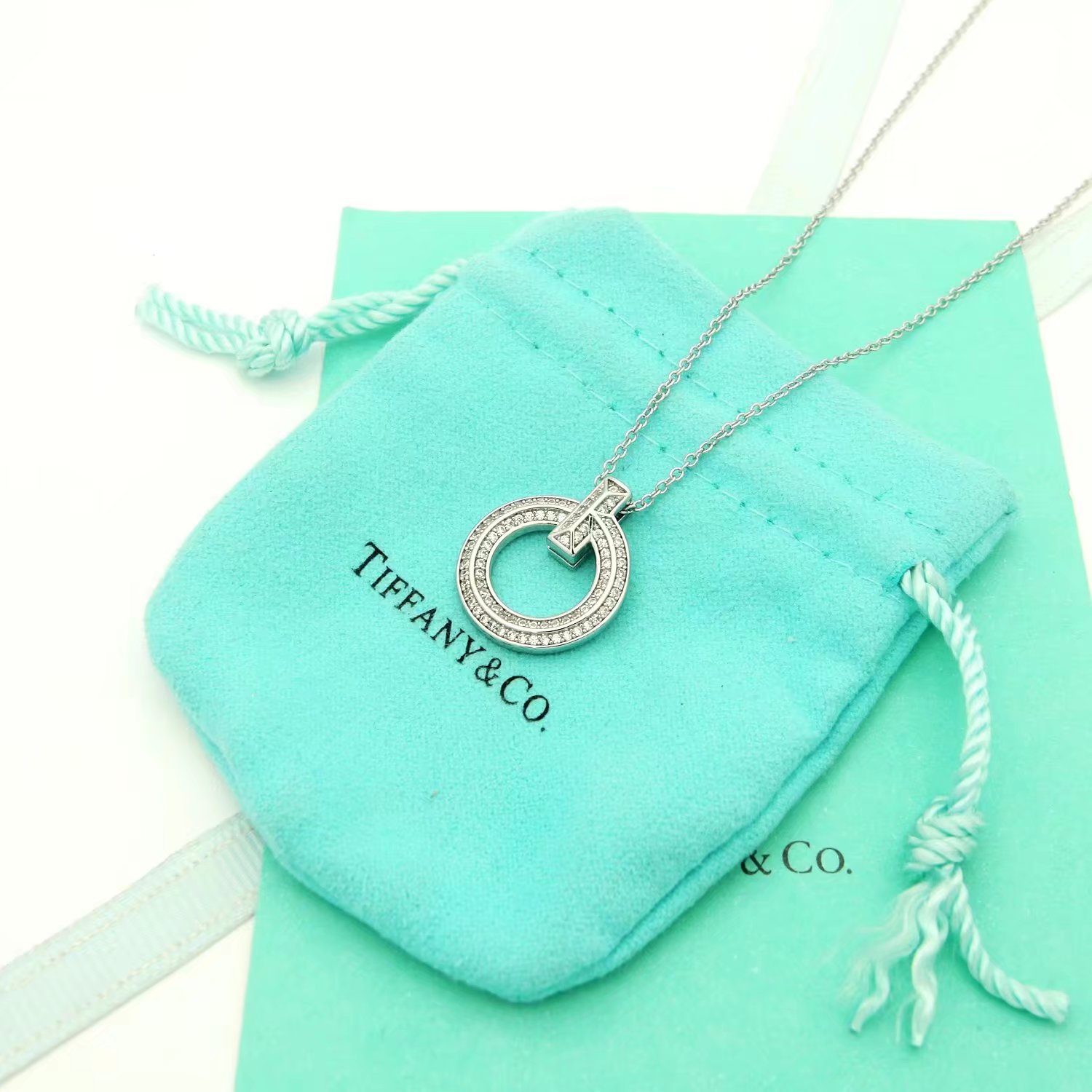 Tiffany&CO T1 Circle Pendant - FashionPlug