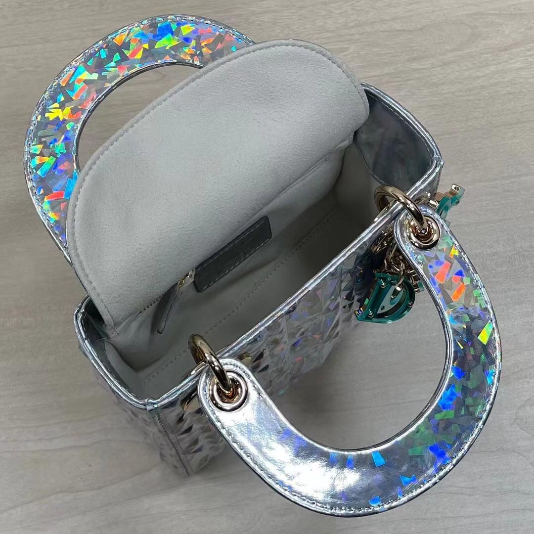 Dior Micro Lady Dior Bag - Collaboration With Zhang Huan(17cm) - FashionPlug