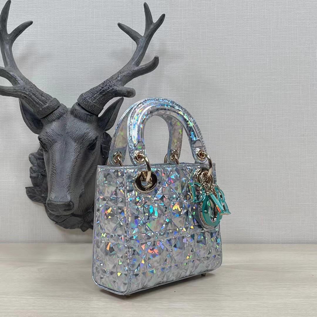 Dior Micro Lady Dior Bag - Collaboration With Zhang Huan(17cm) - FashionPlug