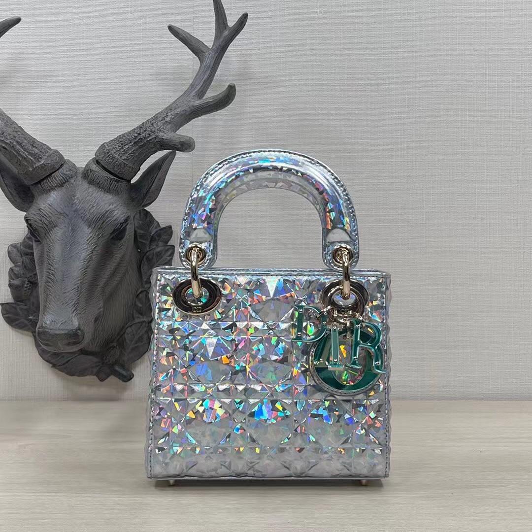 Dior Micro Lady Dior Bag - Collaboration With Zhang Huan(17cm) - FashionPlug