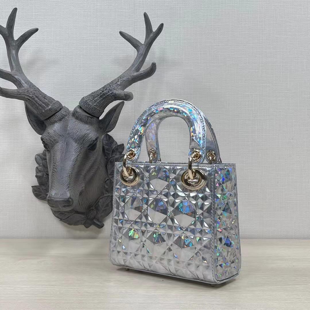 Dior Micro Lady Dior Bag - Collaboration With Zhang Huan(17cm) - FashionPlug