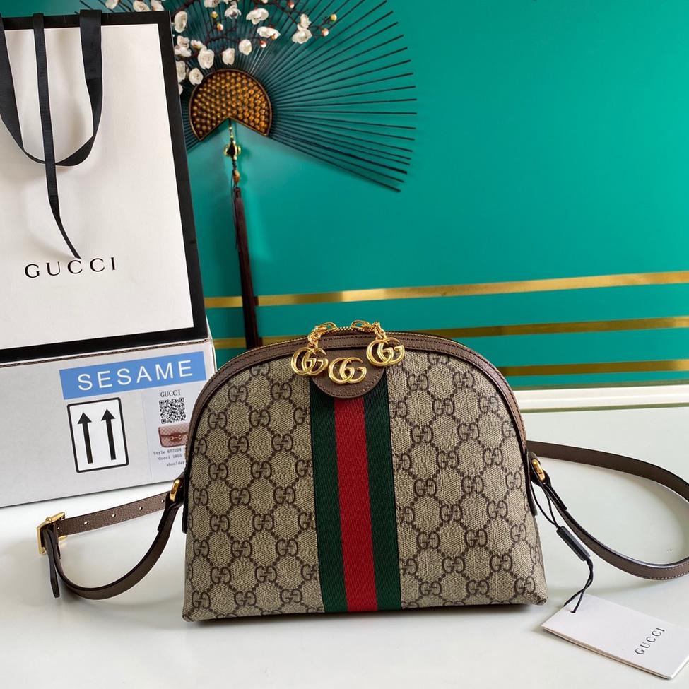 Gucci Ophidia GG Small Shoulder Bag(23-19-8cm) - FashionPlug