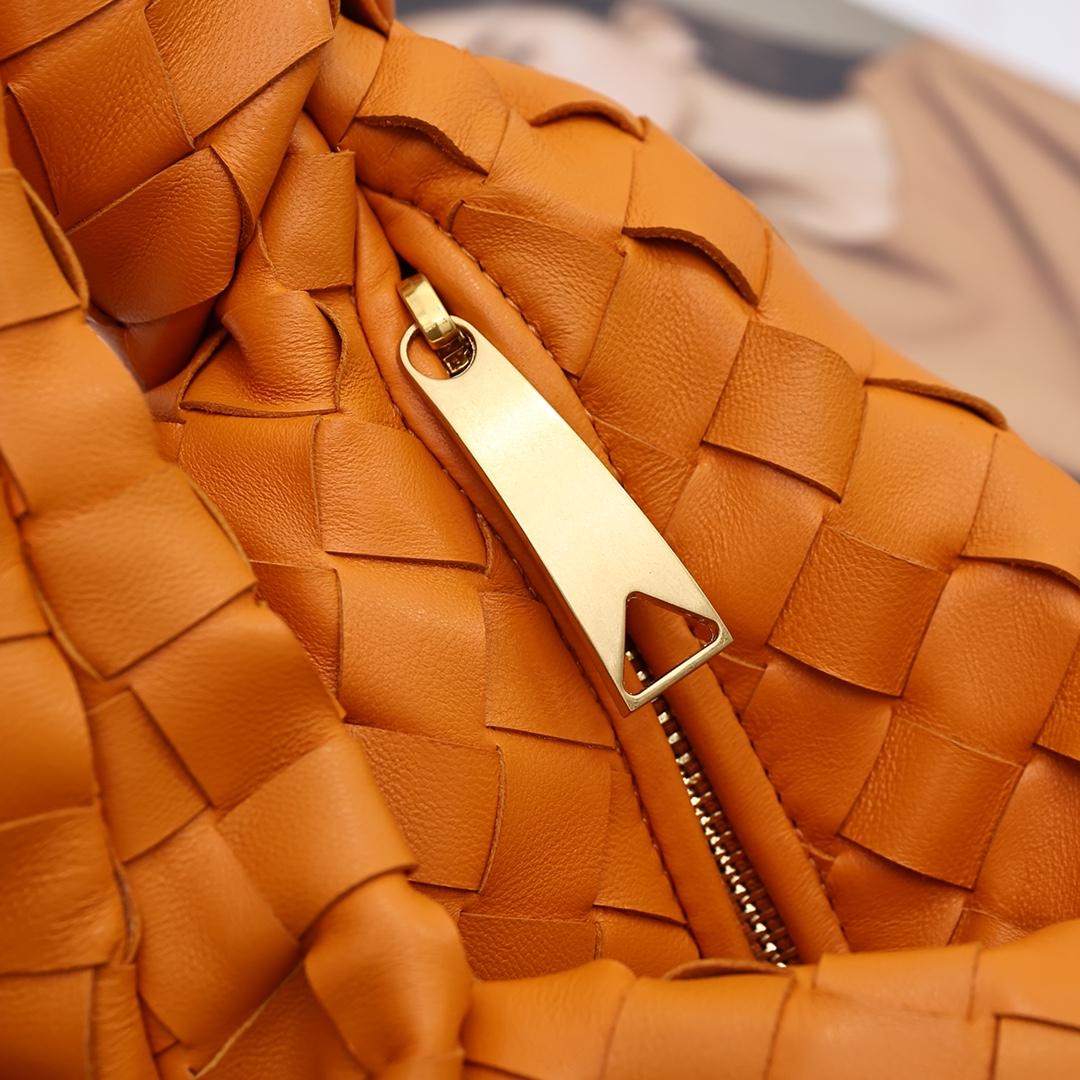 Bottega Veneta Mini Jodie Leather Top Handle Bag(28-23-8cm) - FashionPlug