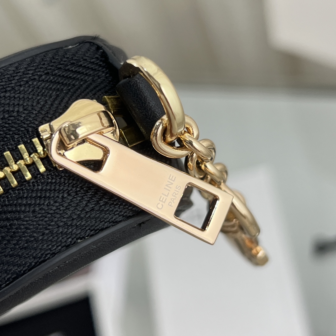 Celine Purse With Hook Cuir Triomphe In Smooth Calfskin  - FashionPlug
