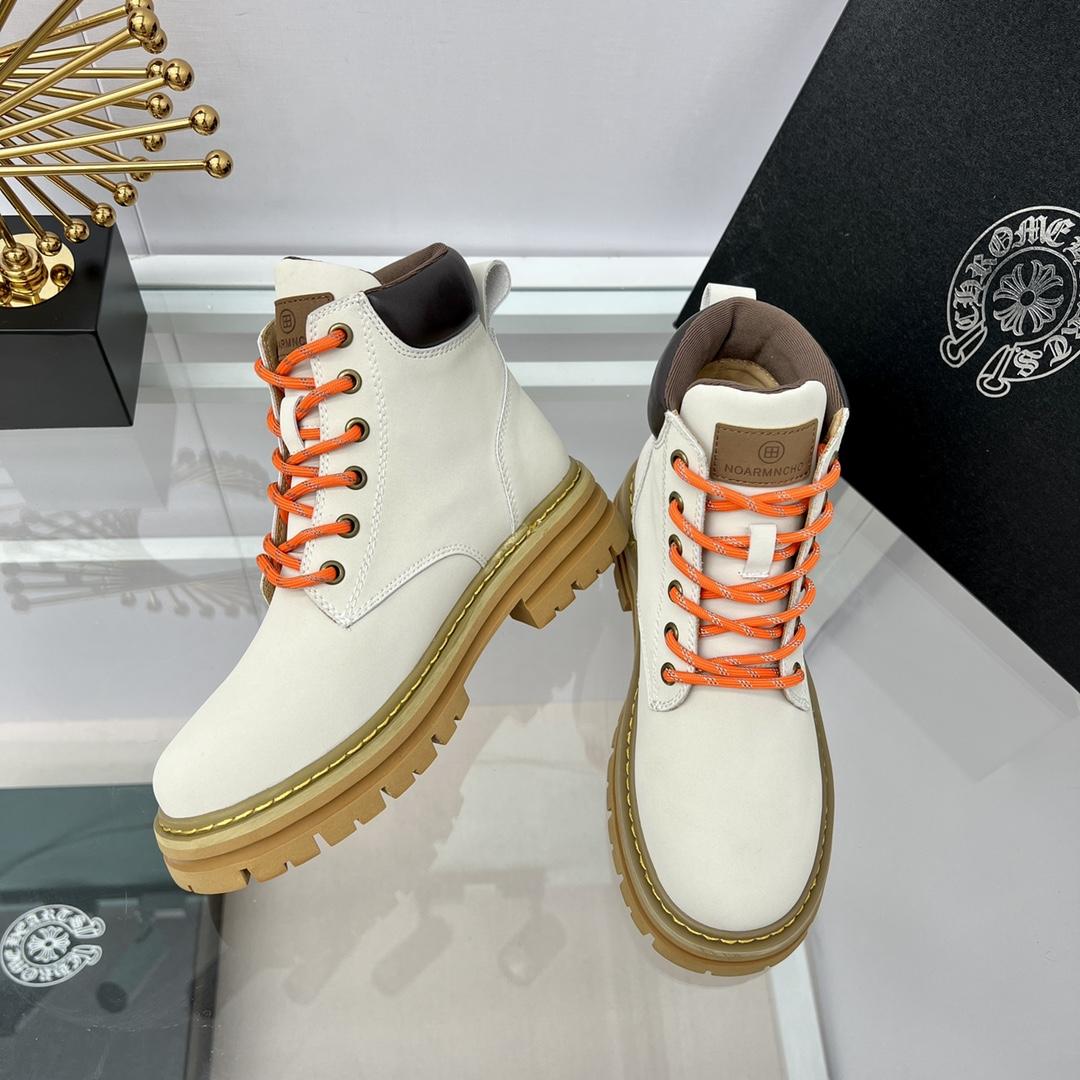 Timberland x Chrome Heart Classic Leather Boots - FashionPlug