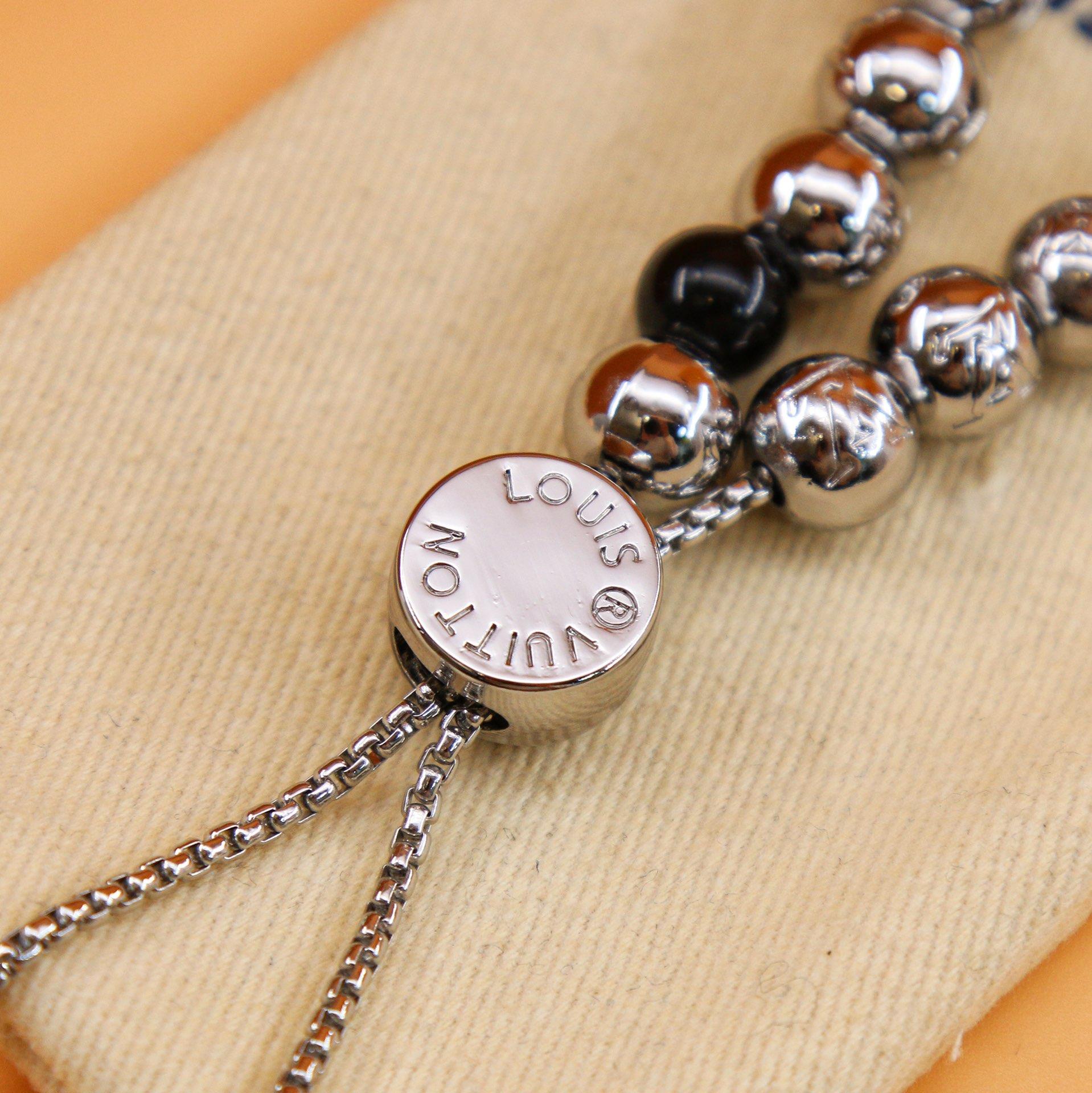 Louis Vuitton Monogram Beads Bracelet   M00512 - FashionPlug