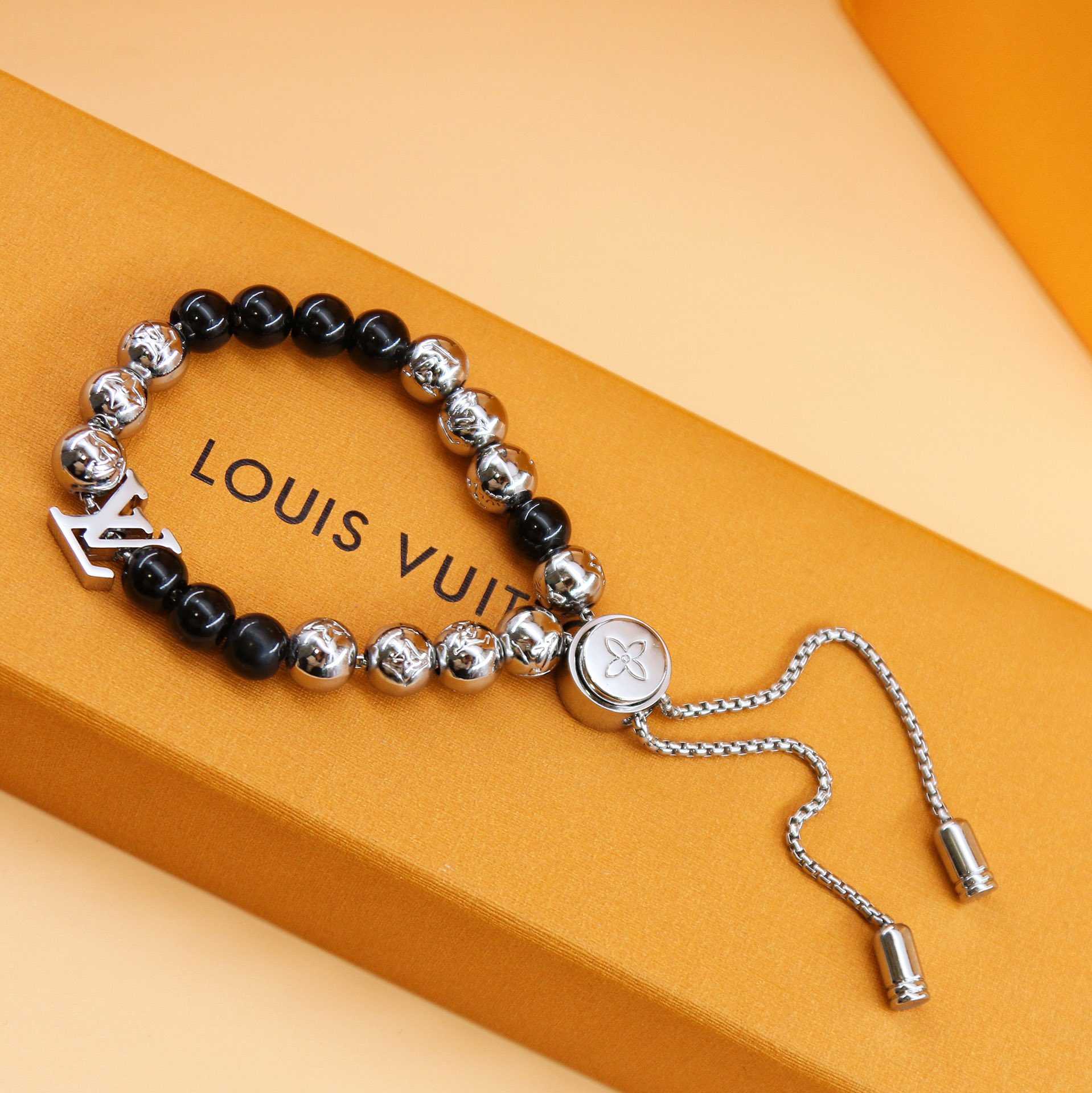 Louis Vuitton Monogram Beads Bracelet   M00512 - FashionPlug