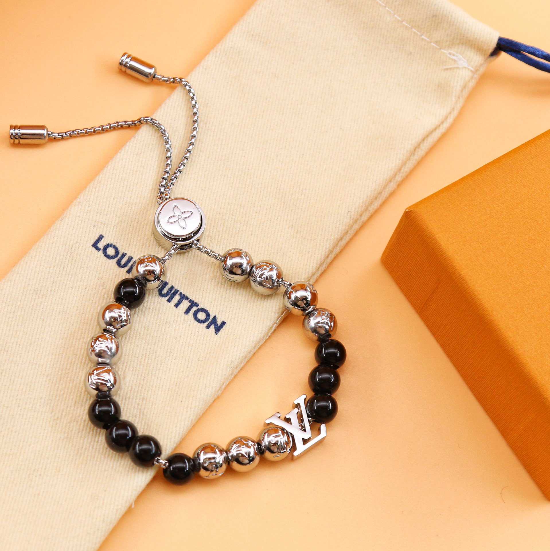Louis Vuitton Monogram Beads Bracelet   M00512 - FashionPlug