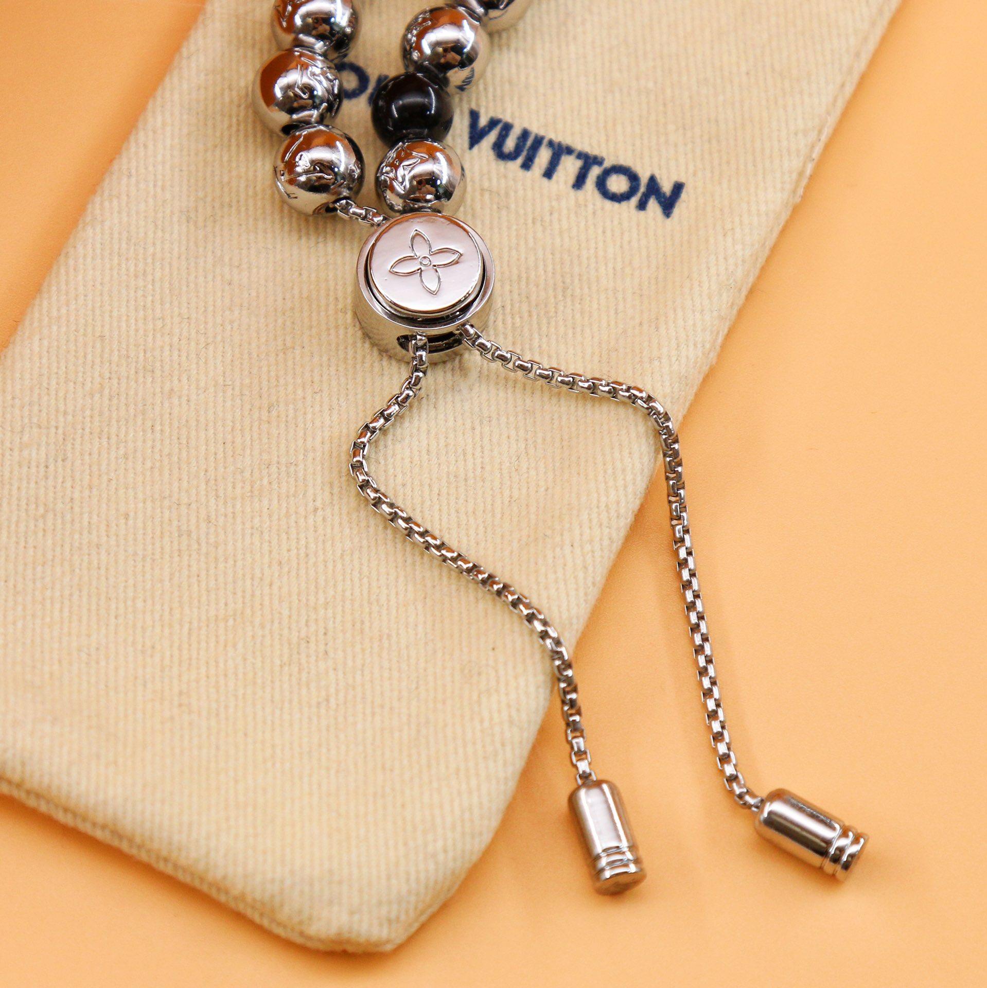 Louis Vuitton Monogram Beads Bracelet   M00512 - FashionPlug