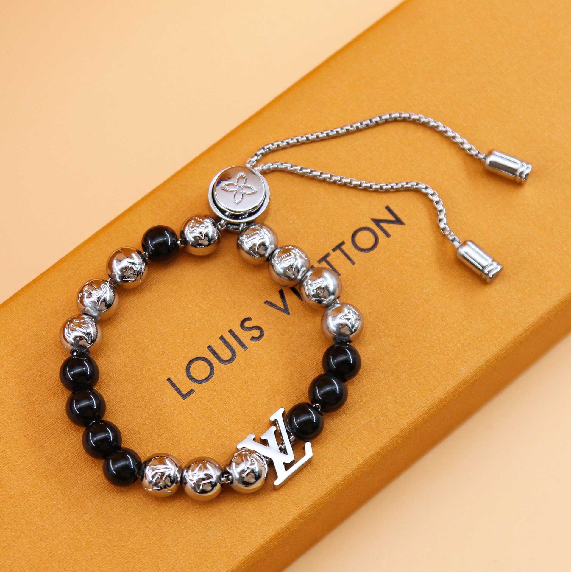 Louis Vuitton Monogram Beads Bracelet   M00512 - FashionPlug