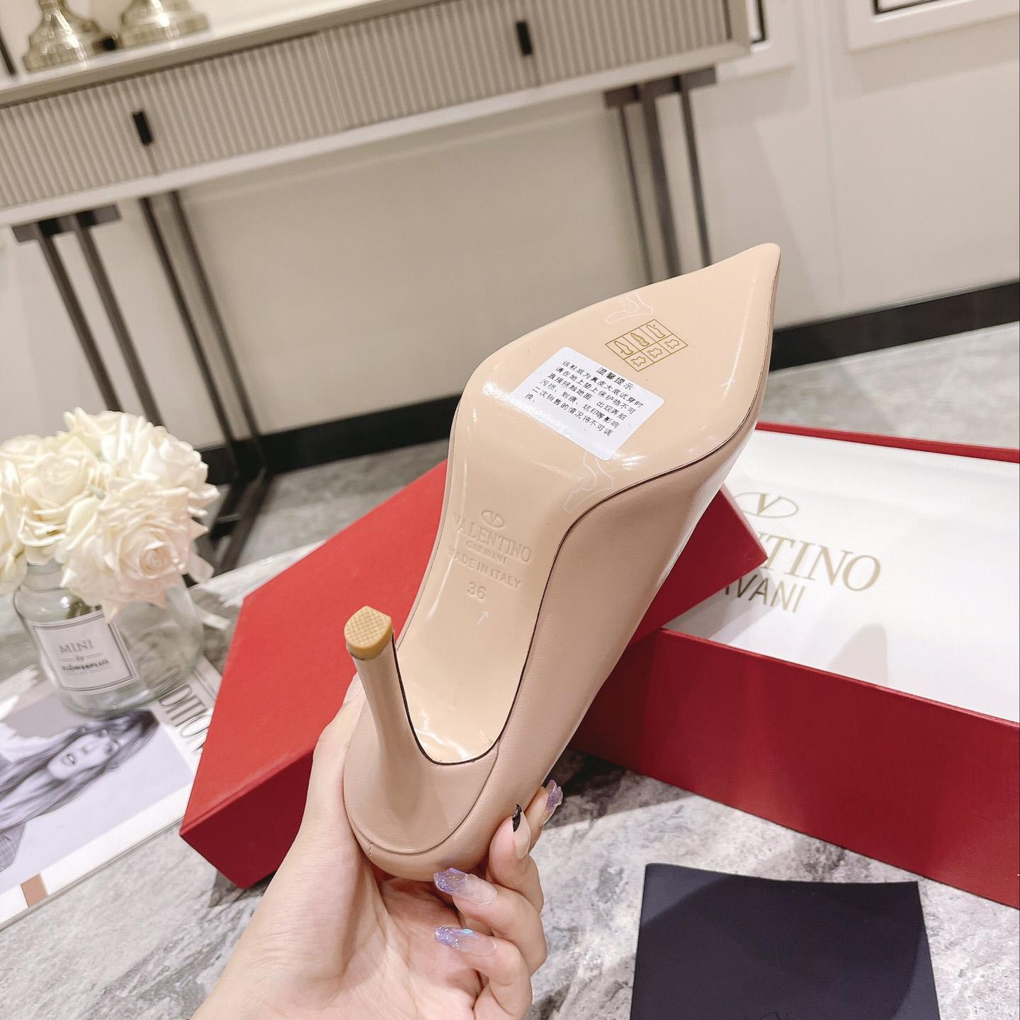 Valenti Garavani One Stud Pump With Crystals  100mm - FashionPlug