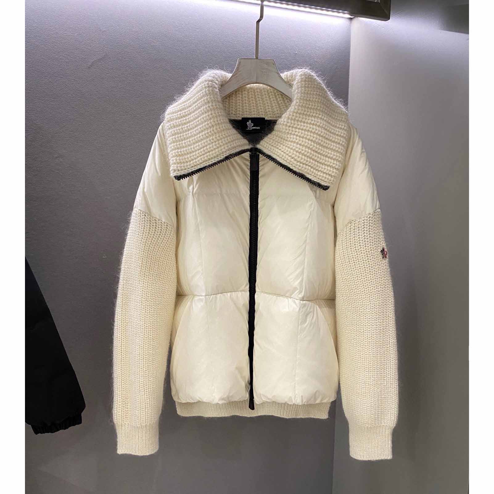 Moncler Padded Wool Cardigan - FashionPlug